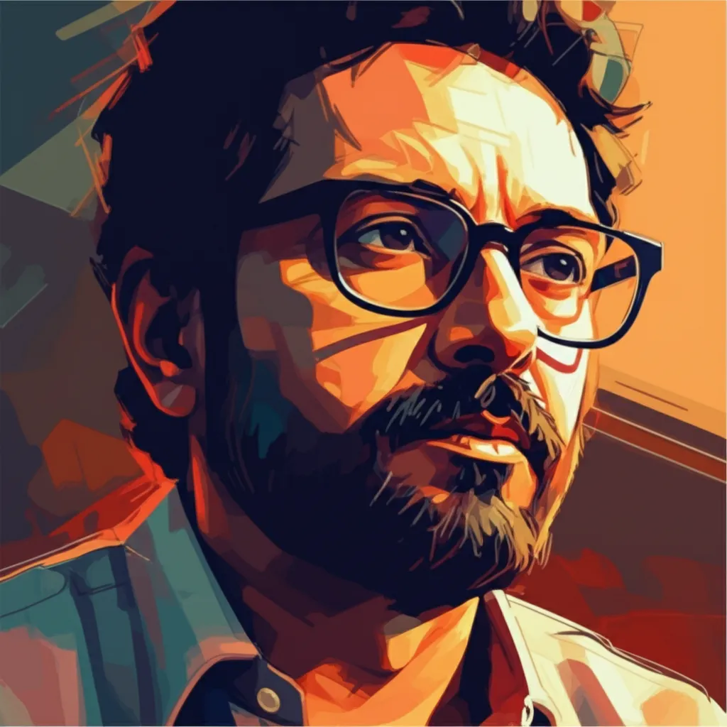 Artistic portrait of Ram Madhvani