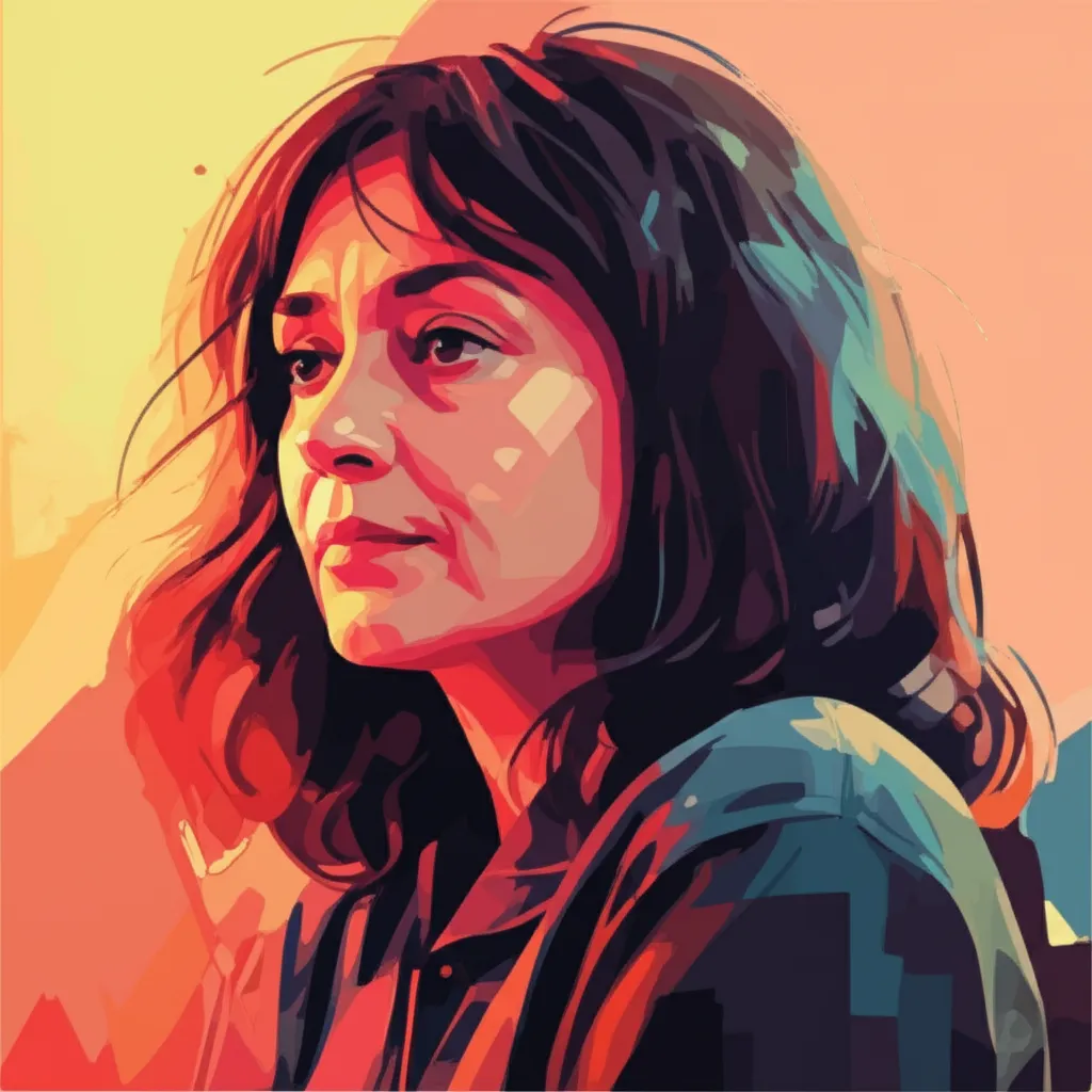 Artistic portrait of Anna Muylaert