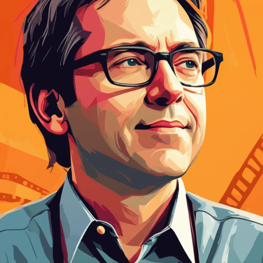 Artistic portrait of Dan Scanlon