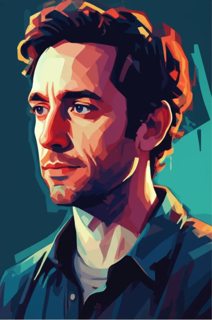 Artistic portrait of Sam Esmail