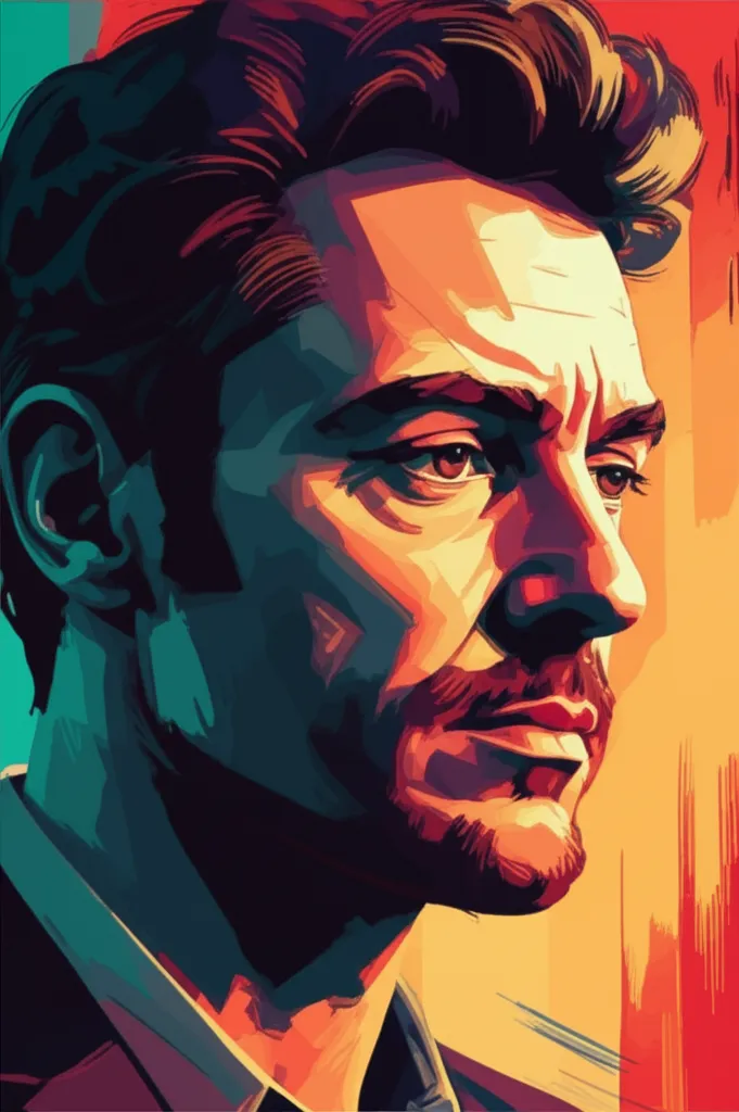 Artistic portrait of Randolph Kret