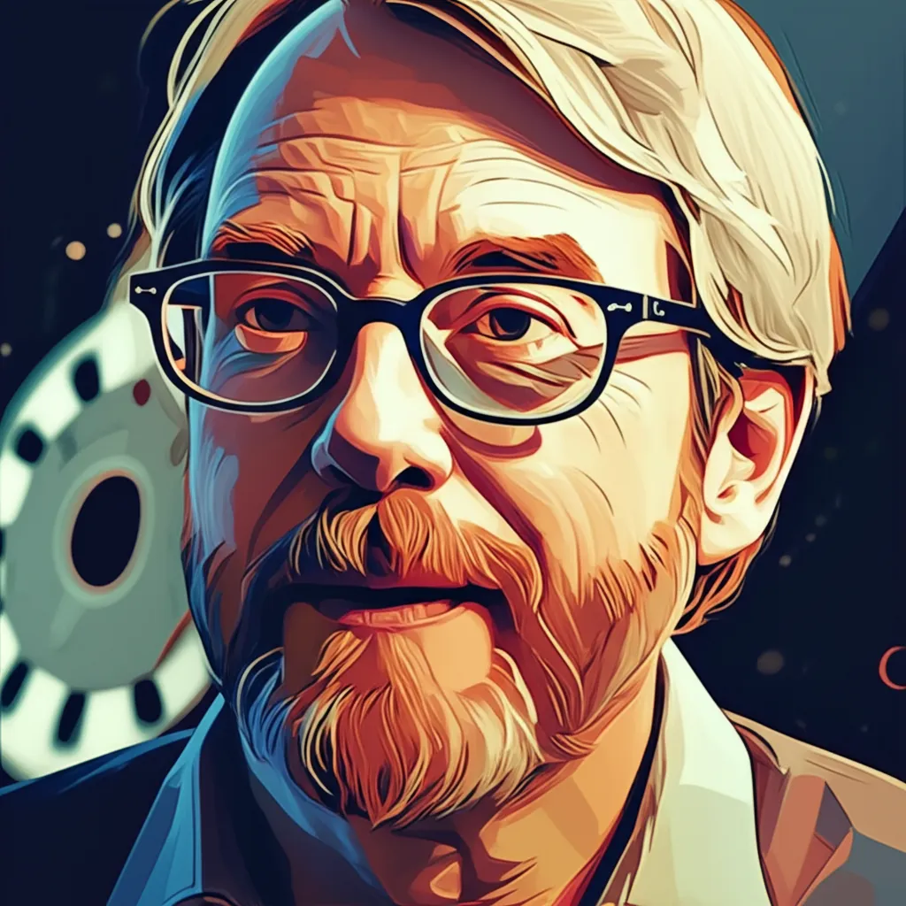 Artistic portrait of Gary Rydstrom