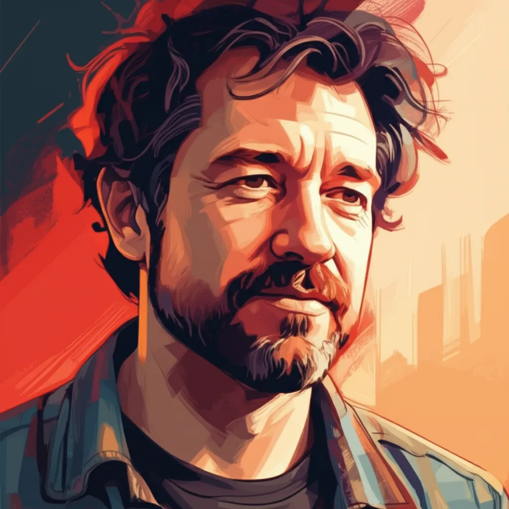 Artistic portrait of Joel Crawford