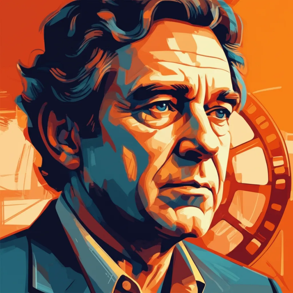 Artistic portrait of Richard Rush
