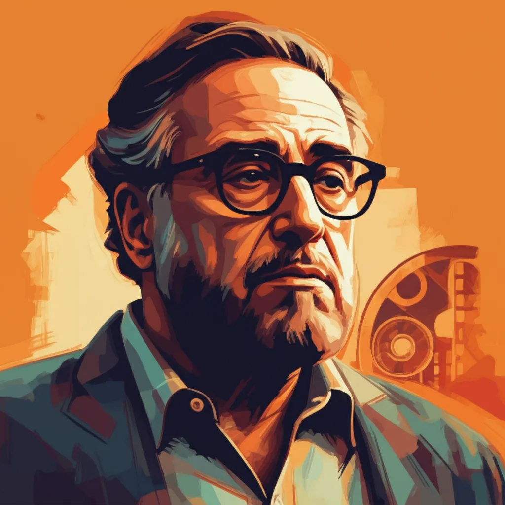 Artistic portrait of Francis Ford Coppola