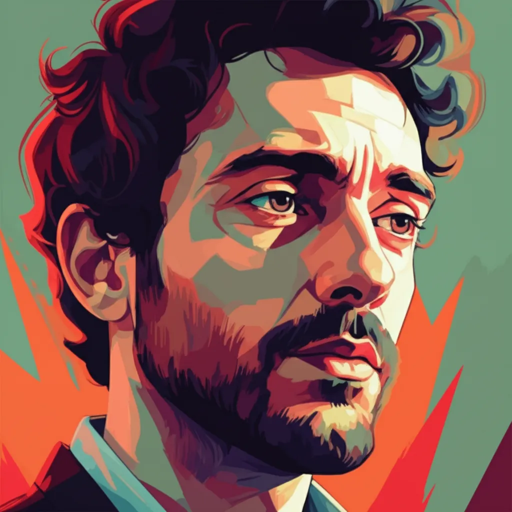 Artistic portrait of Romain Gavras