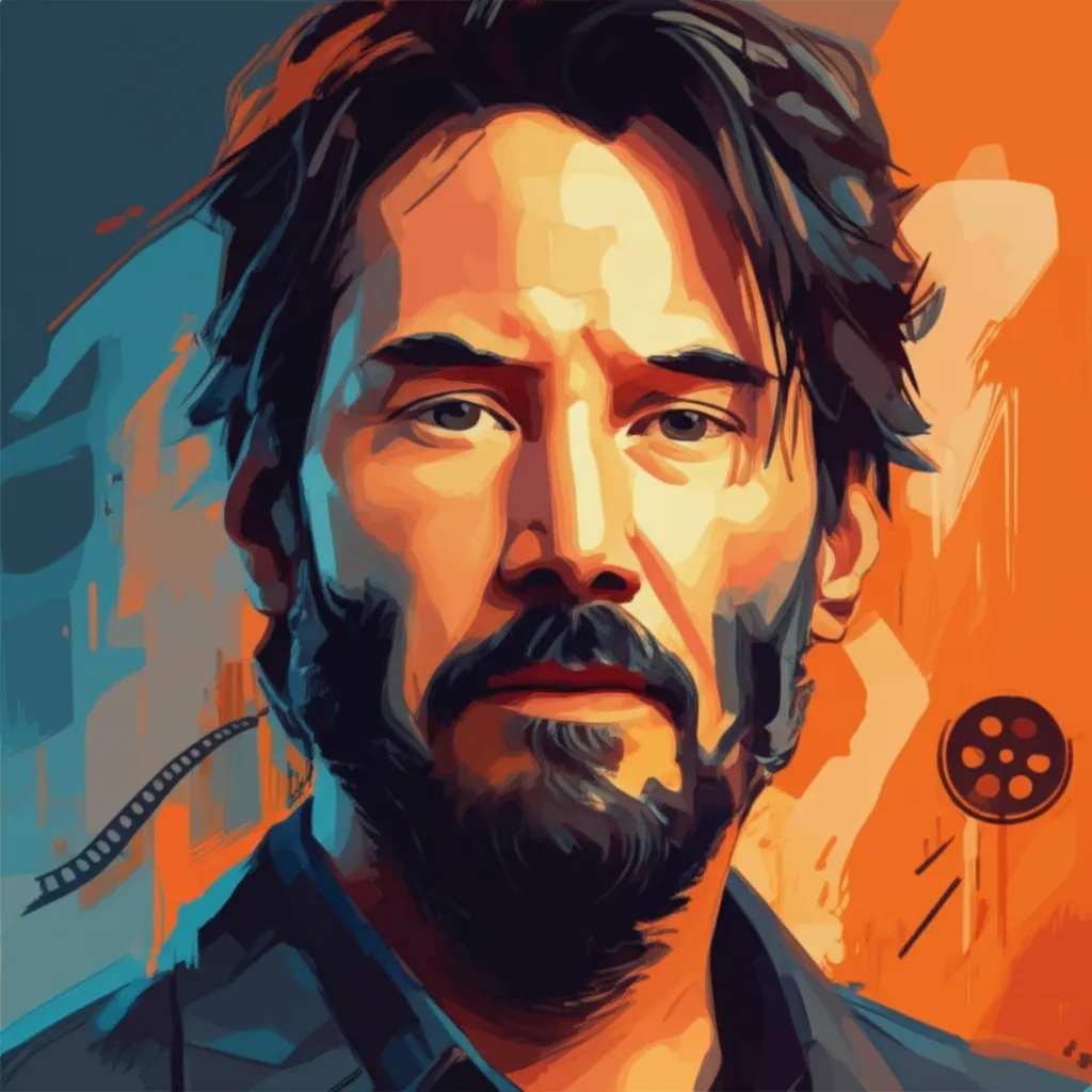 Portrait of Keanu Reeves