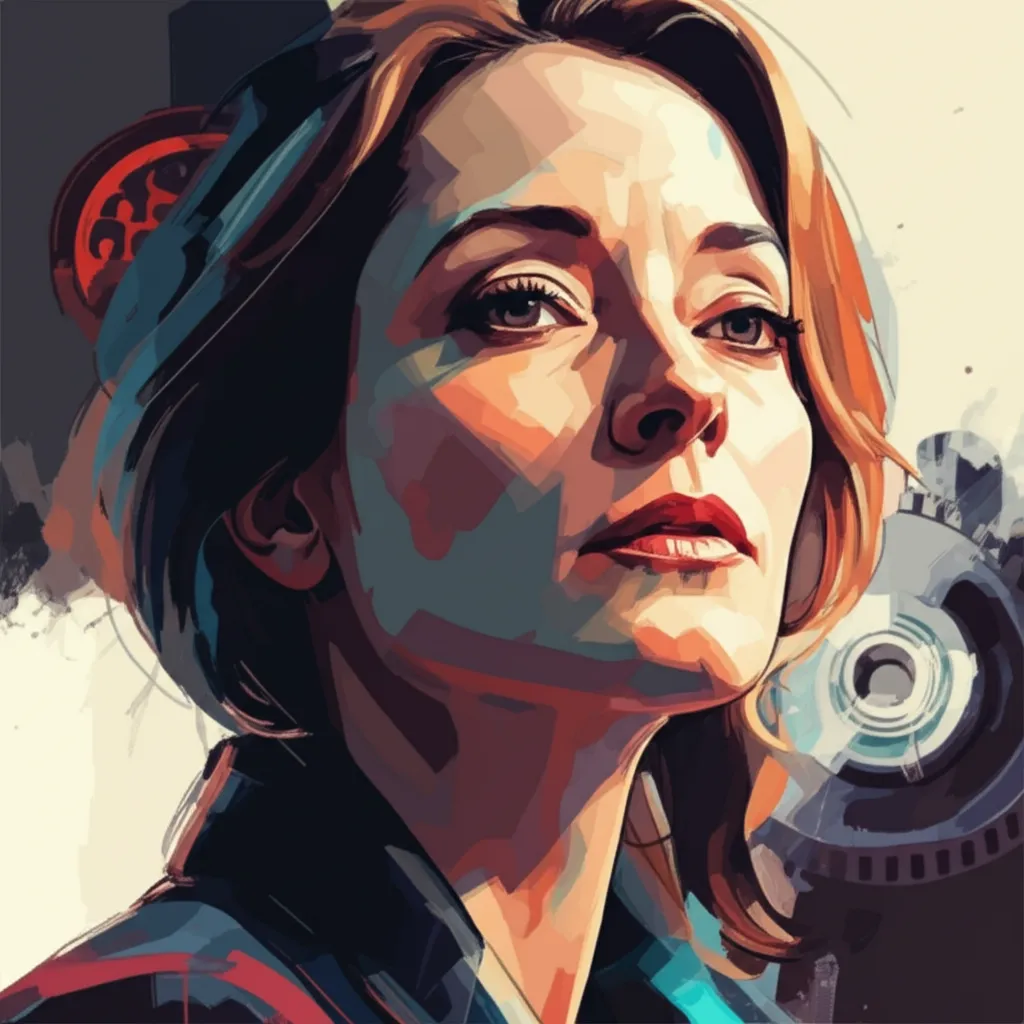 Artistic portrait of Jodie Foster