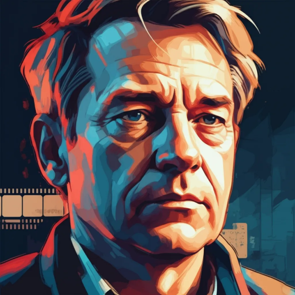 Artistic portrait of Ole Bornedal