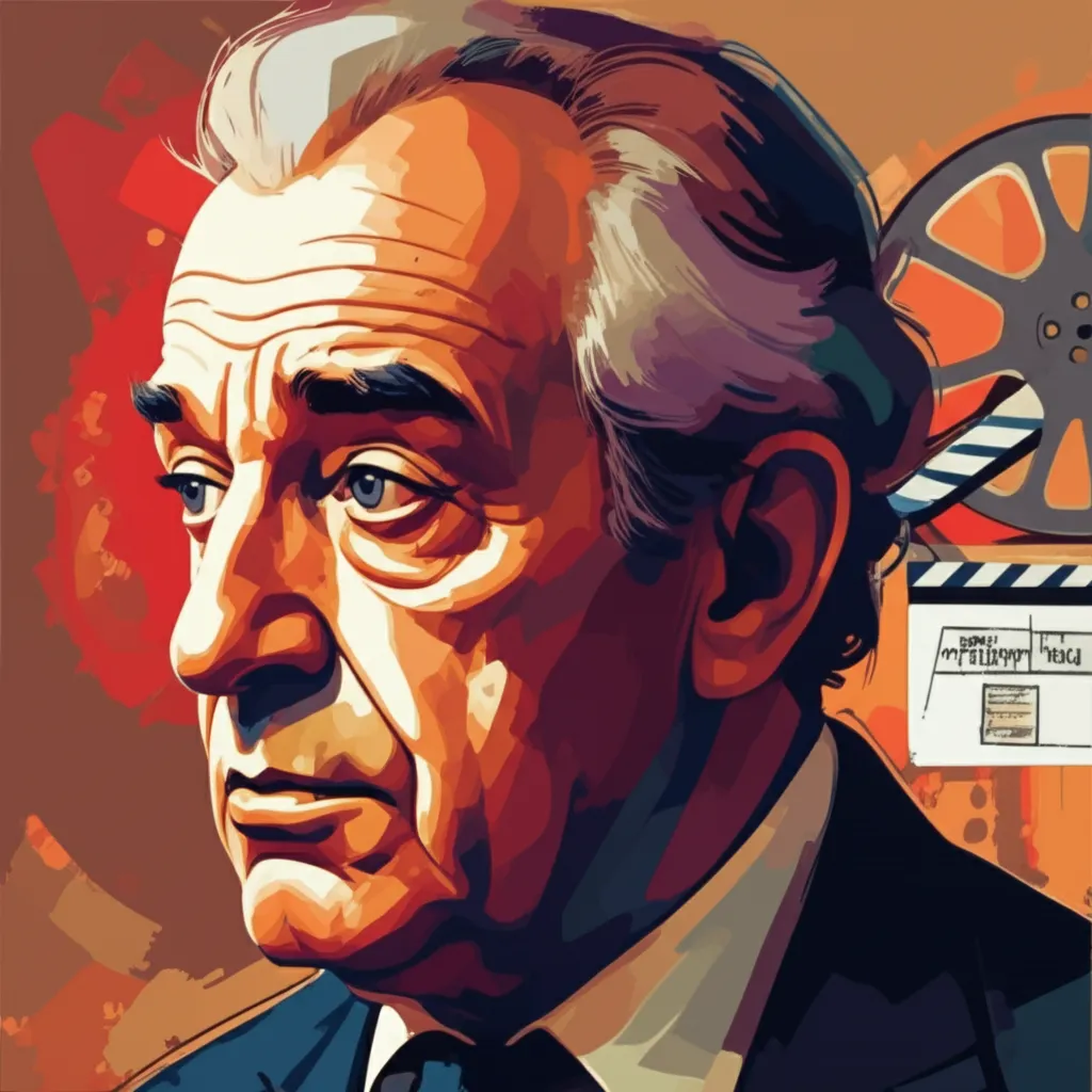 Artistic portrait of Georges Lautner