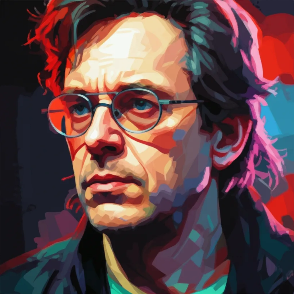 Artistic portrait of Jörg Buttgereit