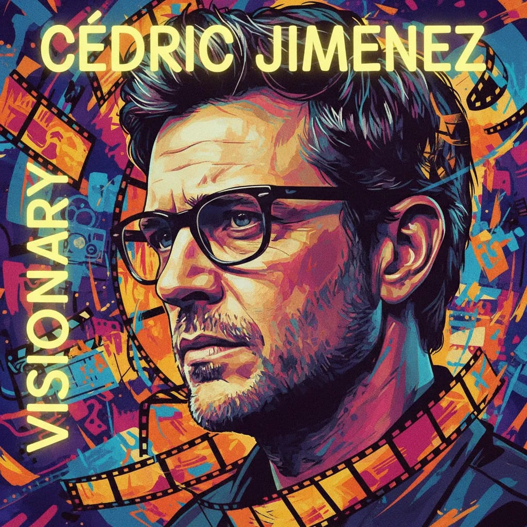 Artistic portrait of Cédric Jimenez