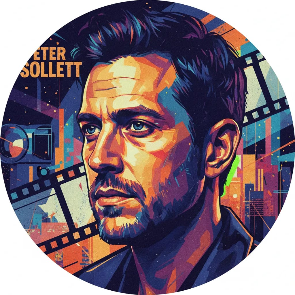 Artistic portrait of Peter Sollett