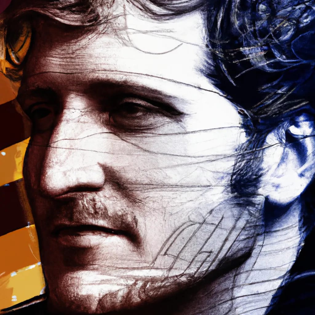 Artistic portrait of Guillaume Canet