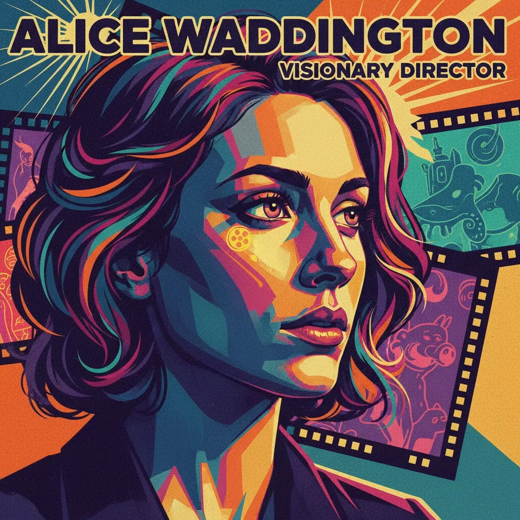 Artistic portrait of Alice Waddington
