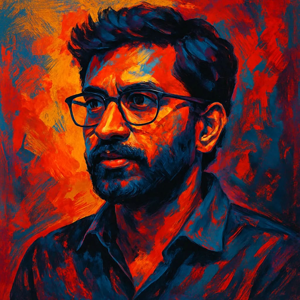 Artistic portrait of Gowtam Tinnanuri
