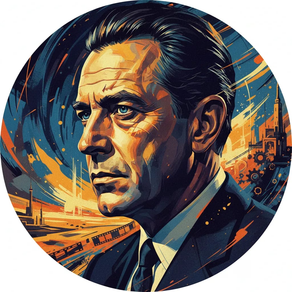 Artistic portrait of David Lean