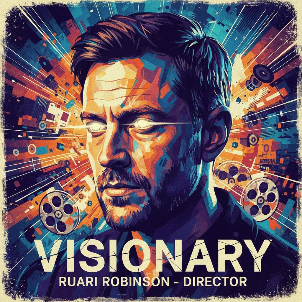 Artistic portrait of Ruairi Robinson