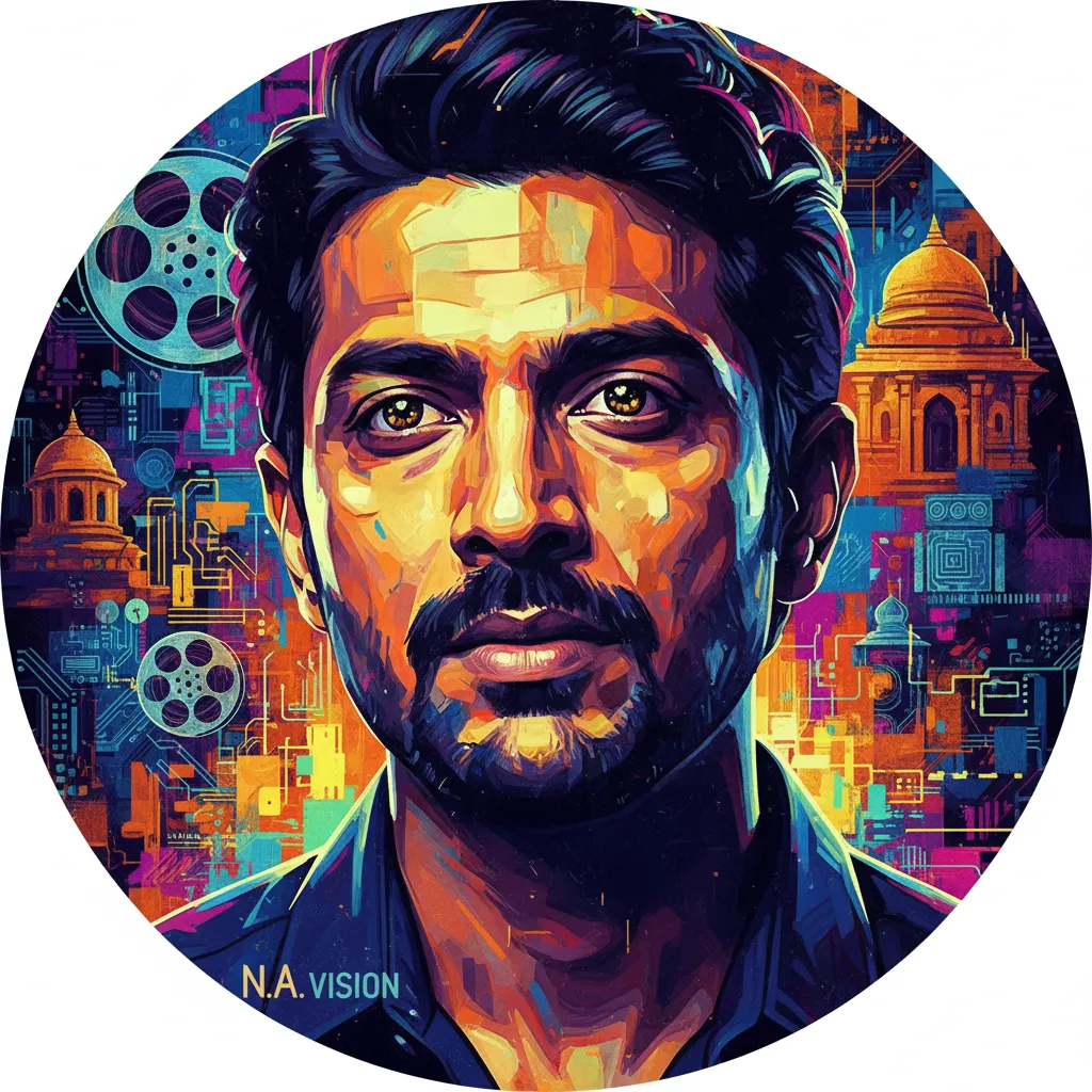 Artistic portrait of Nag Ashwin