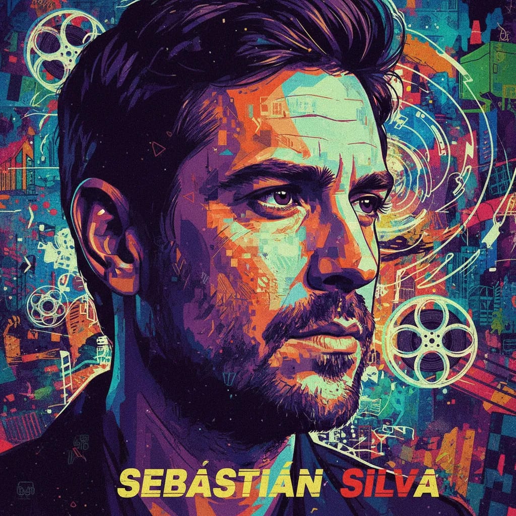 Artistic portrait of Sebastián Silva