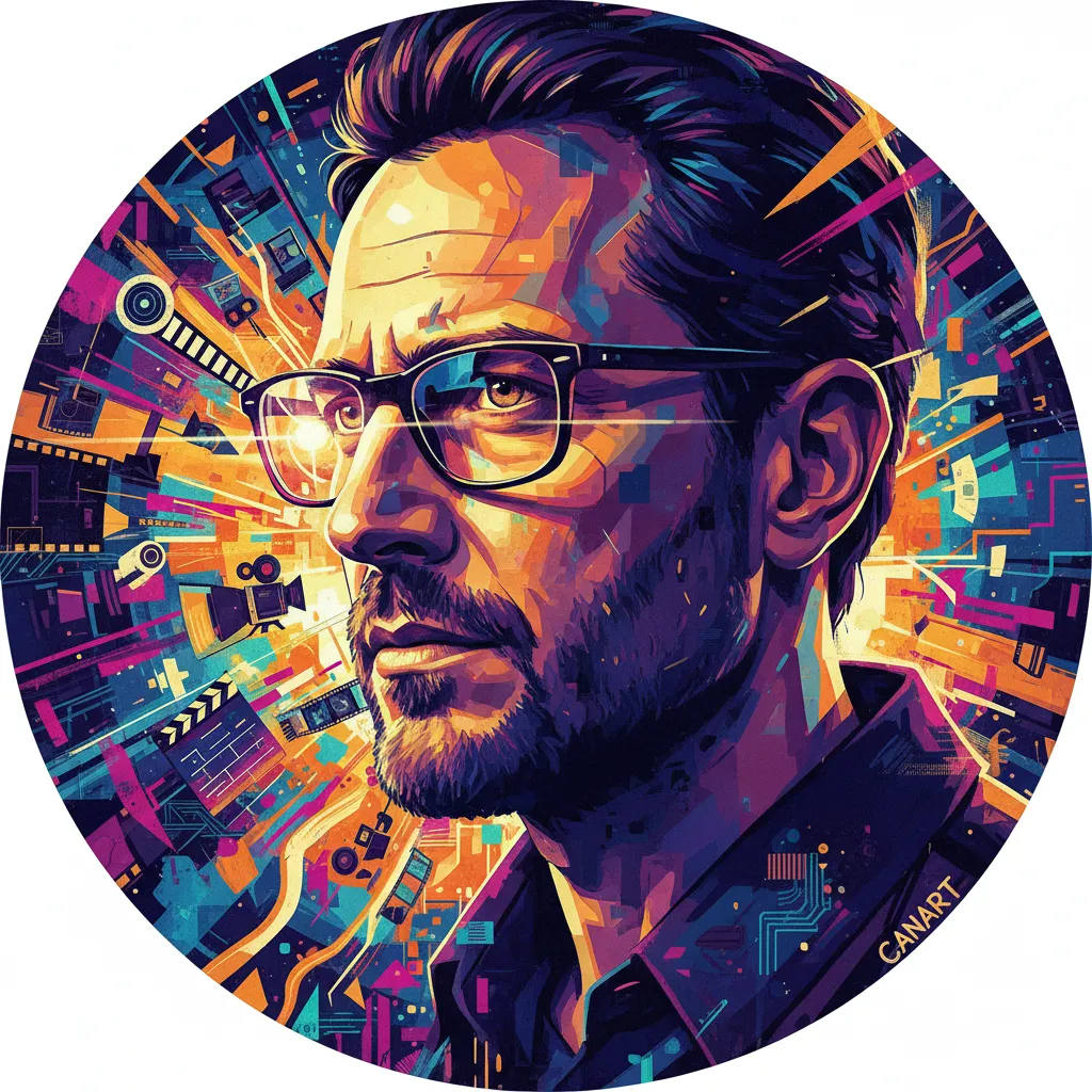 Artistic portrait of Fabrice Canepa