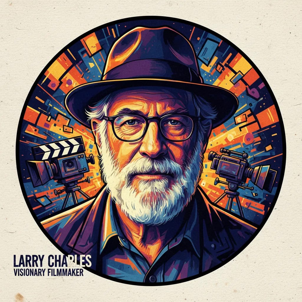 Artistic portrait of Larry Charles