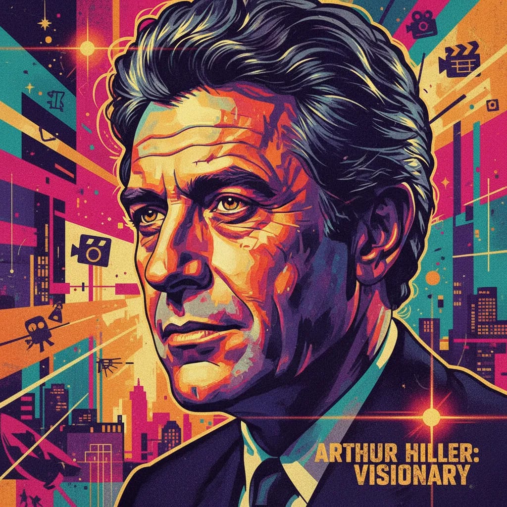Artistic portrait of Arthur Hiller