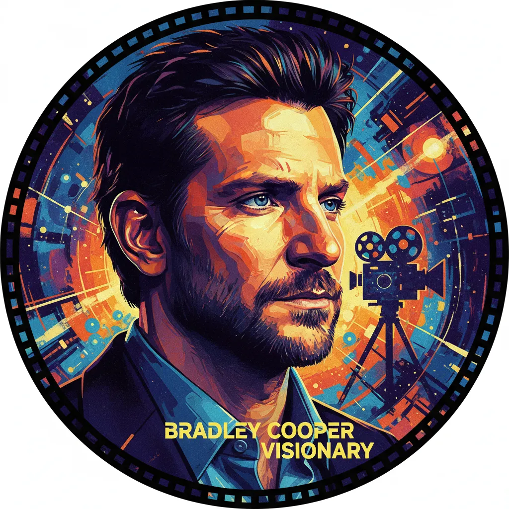 Artistic portrait of Bradley Cooper