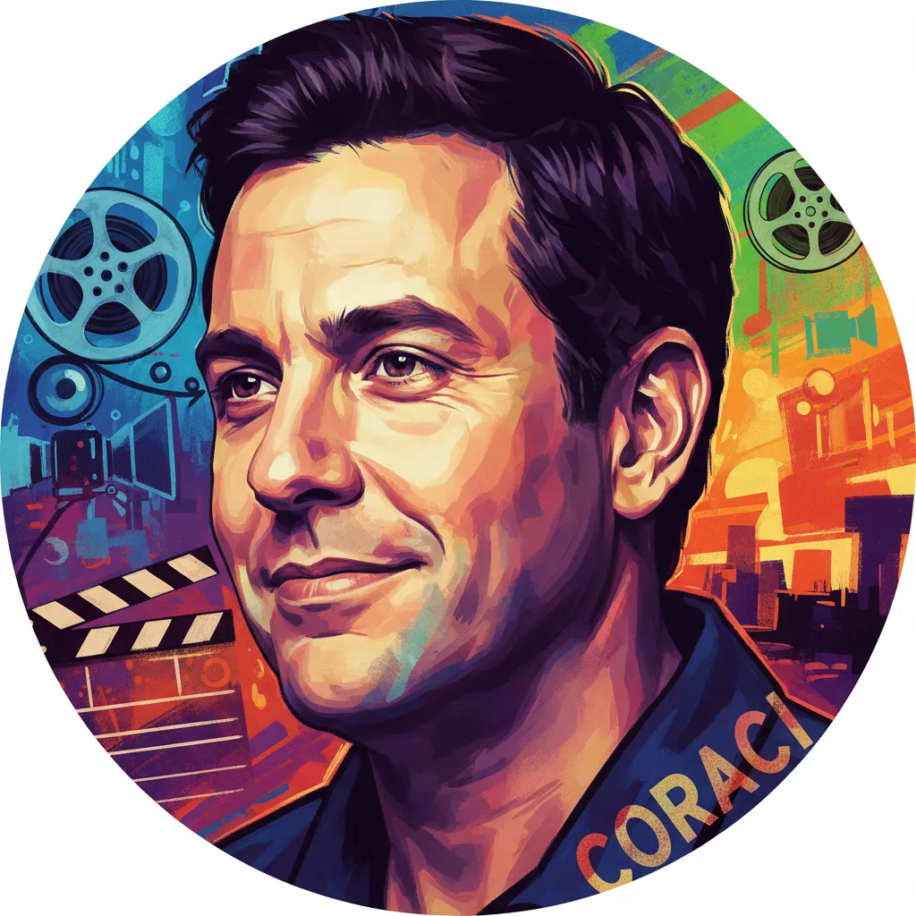 Artistic portrait of Frank Coraci