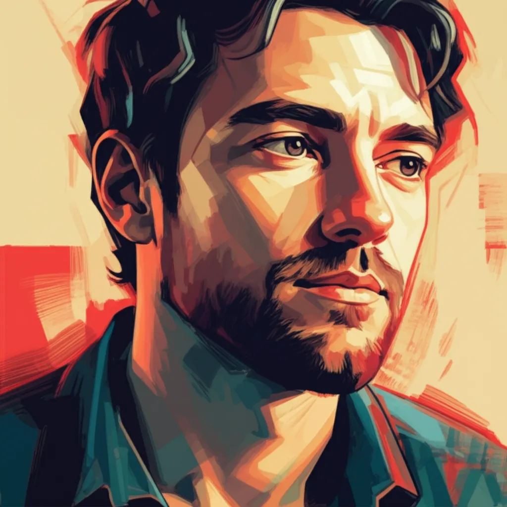 Artistic portrait of Matt Ruskin