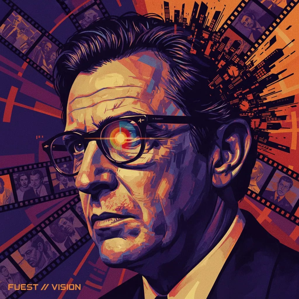 Artistic portrait of Robert Fuest