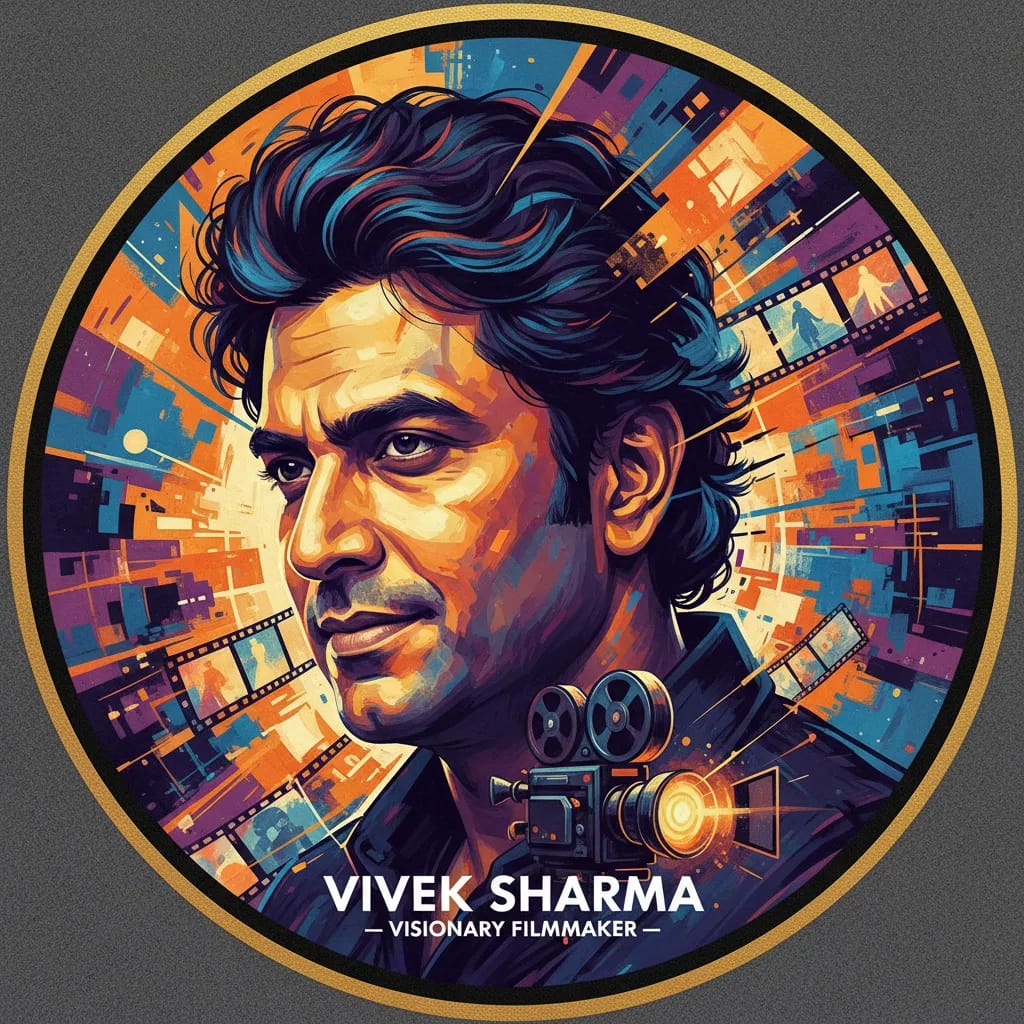 Artistic portrait of Vivek Sharma
