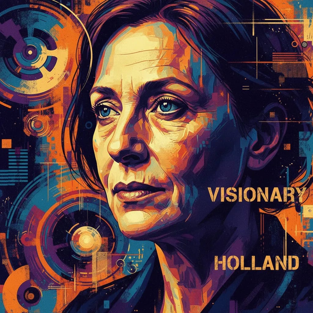 Artistic portrait of Agnieszka Holland