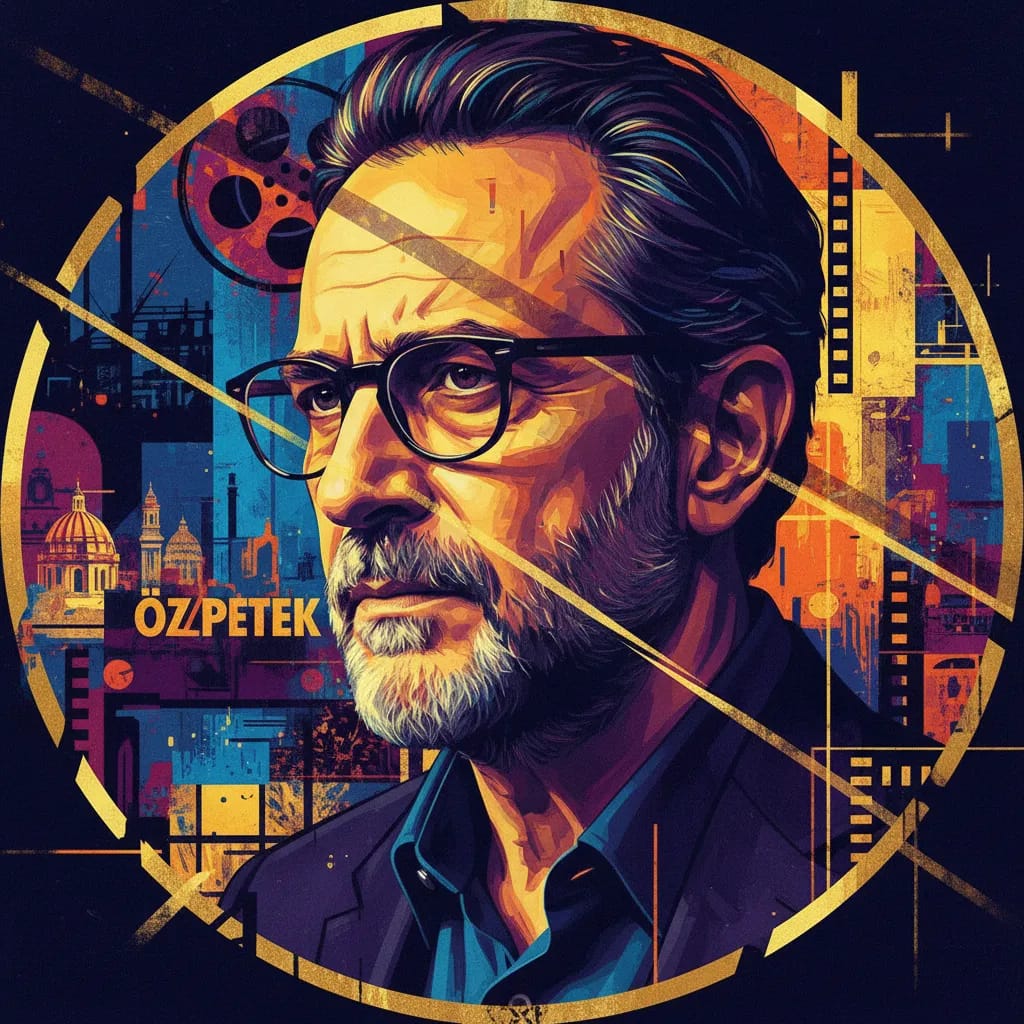 Artistic portrait of Ferzan Özpetek