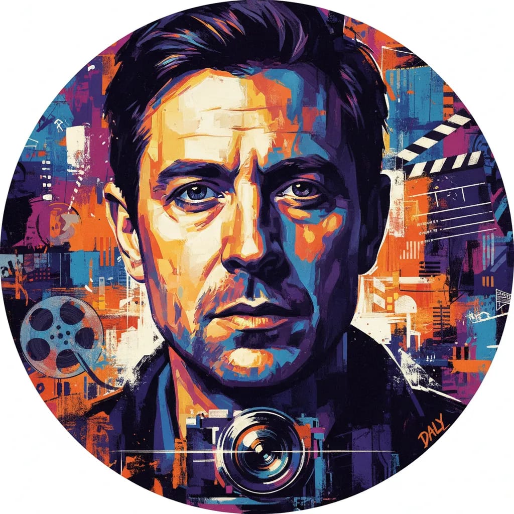 Artistic portrait of Lance Daly