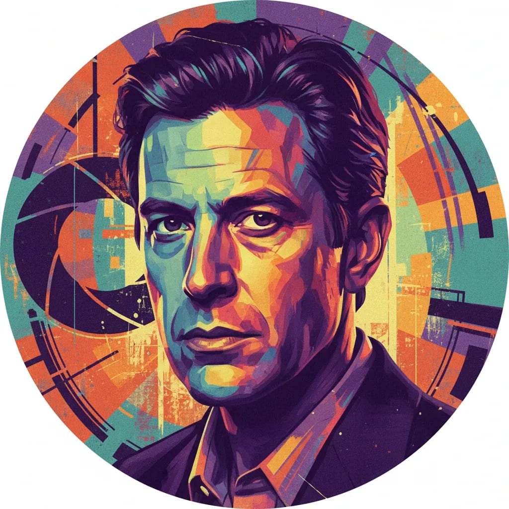 Artistic portrait of Thom Eberhardt