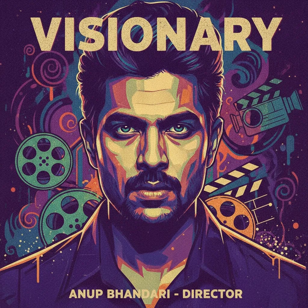 Artistic portrait of Anup Bhandari