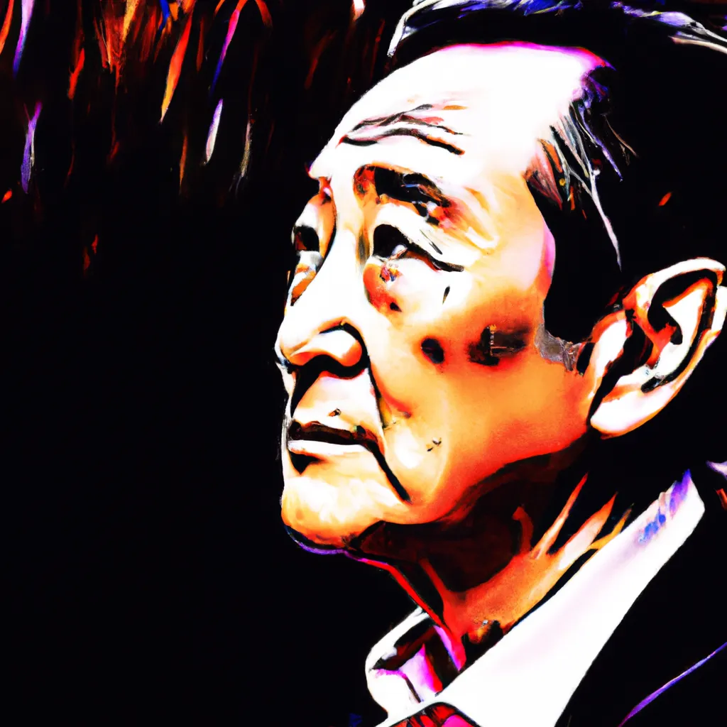 Artistic portrait of Yimou Zhang