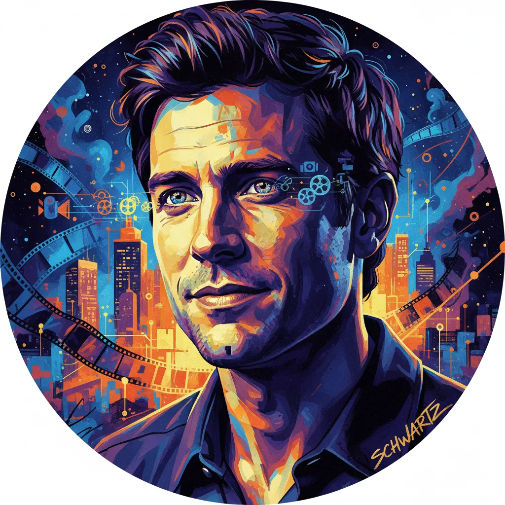 Artistic portrait of Josh Schwartz
