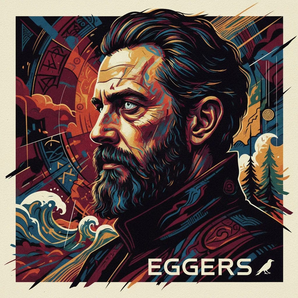 Artistic portrait of Robert Eggers