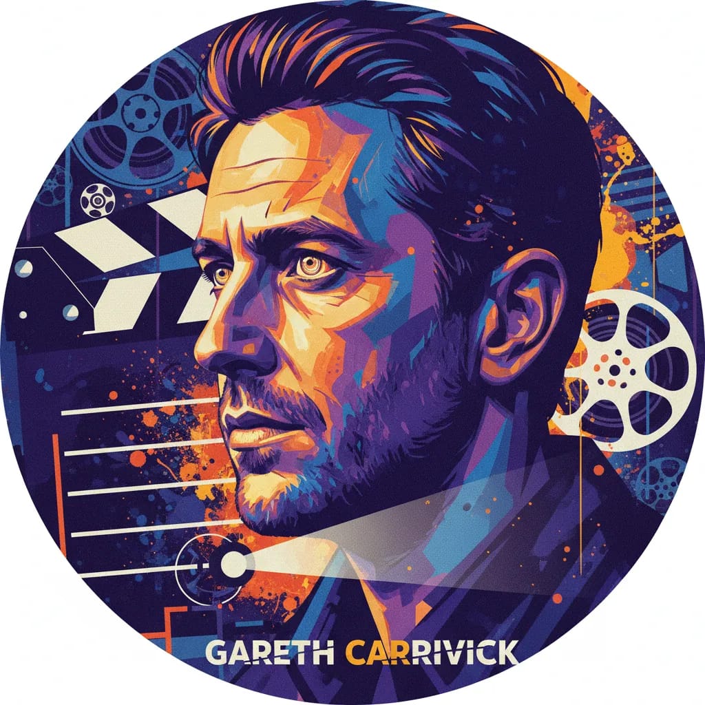Artistic portrait of Gareth Carrivick