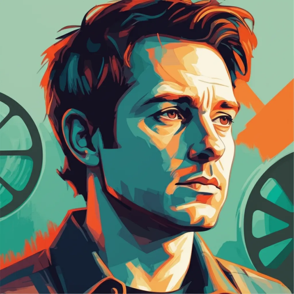 Artistic portrait of Jason Reitman