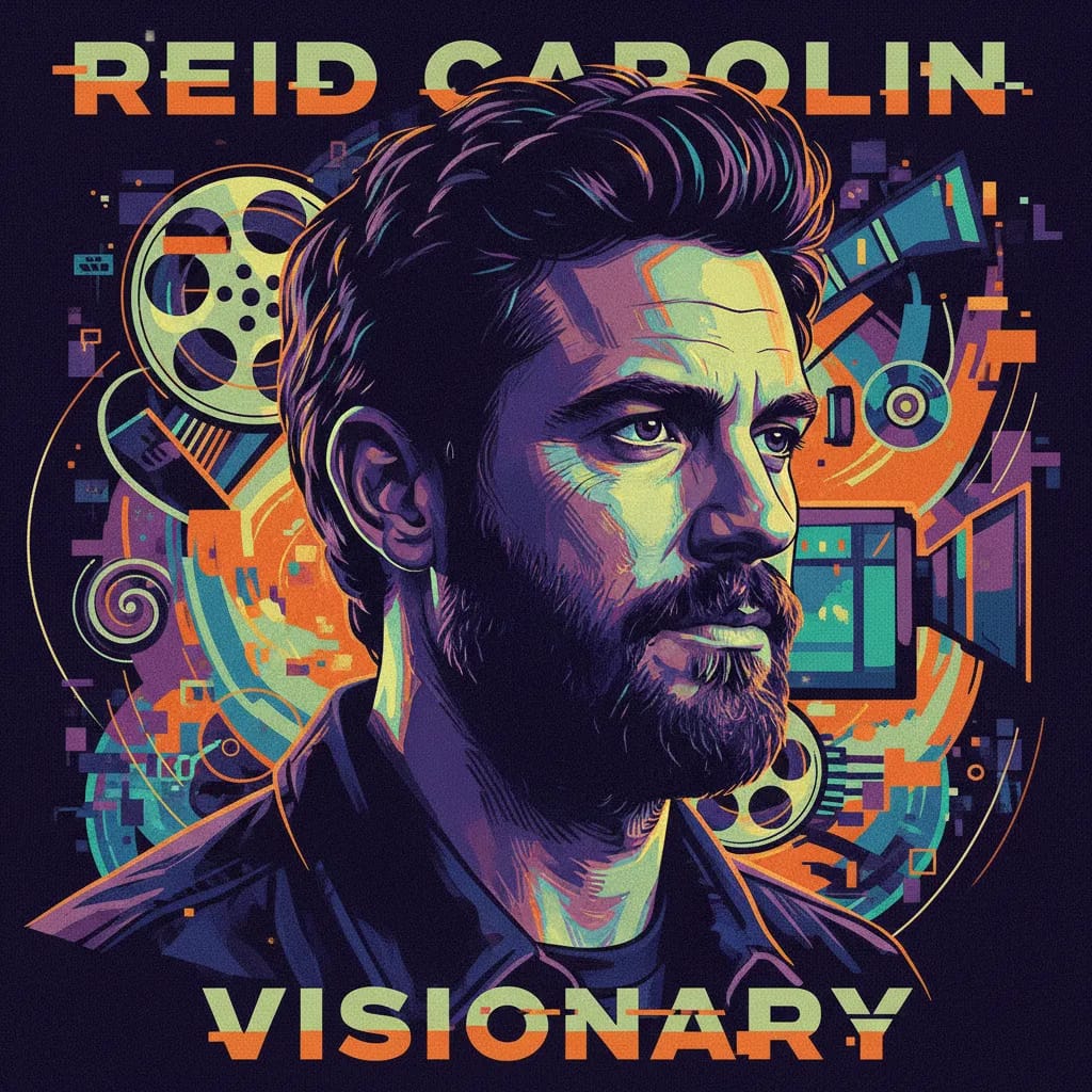 Artistic portrait of Reid Carolin