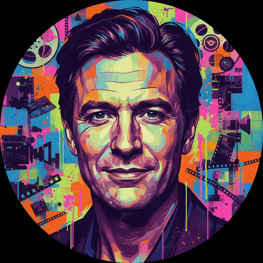Artistic portrait of Mitchell Lichtenstein