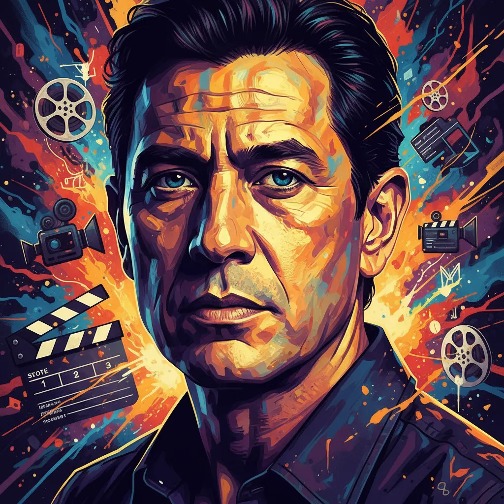 Artistic portrait of Lee Tamahori