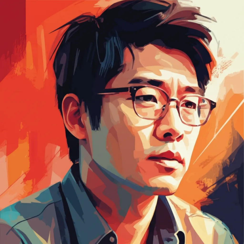 Artistic portrait of Lee Jeong-beom