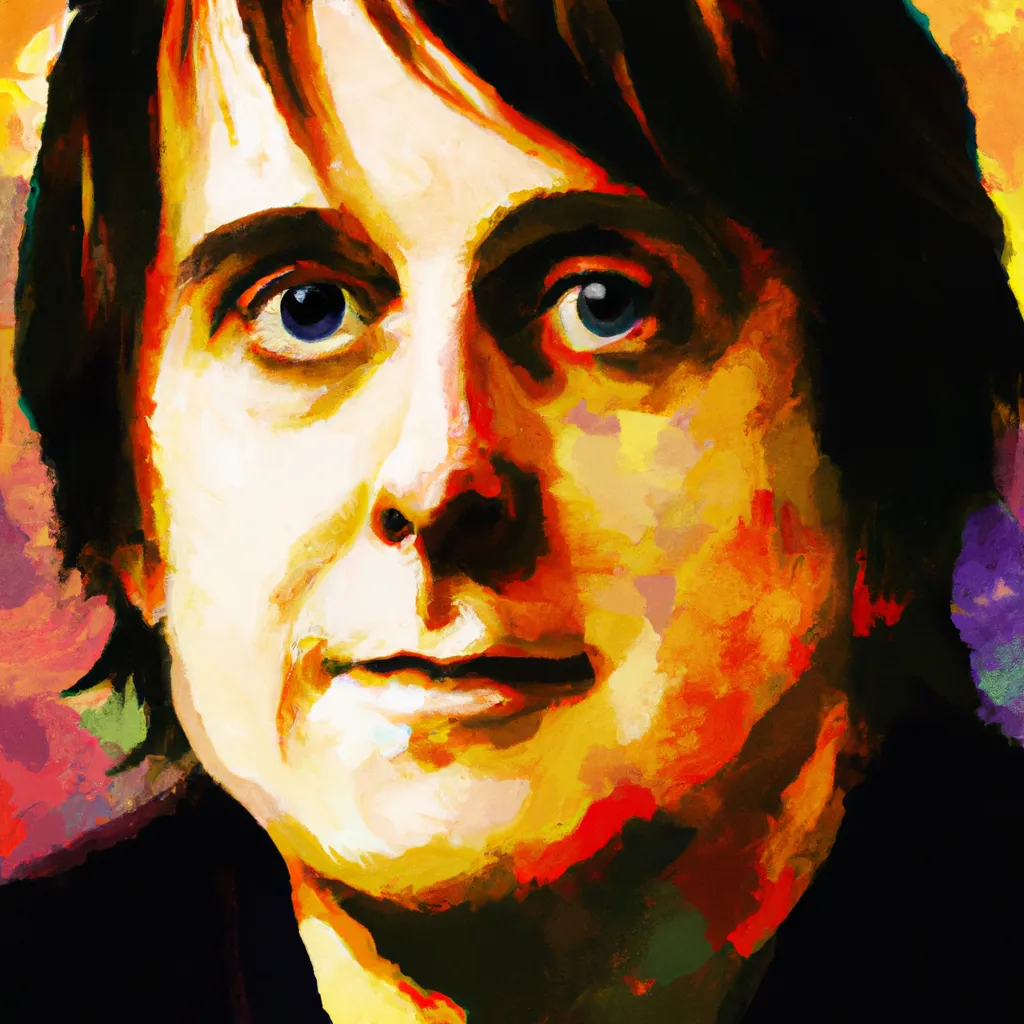 Artistic portrait of Stephen Chbosky