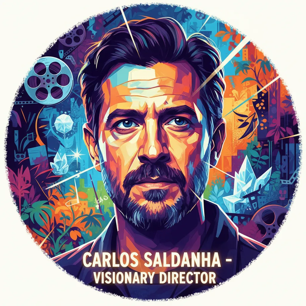 Artistic portrait of Carlos Saldanha