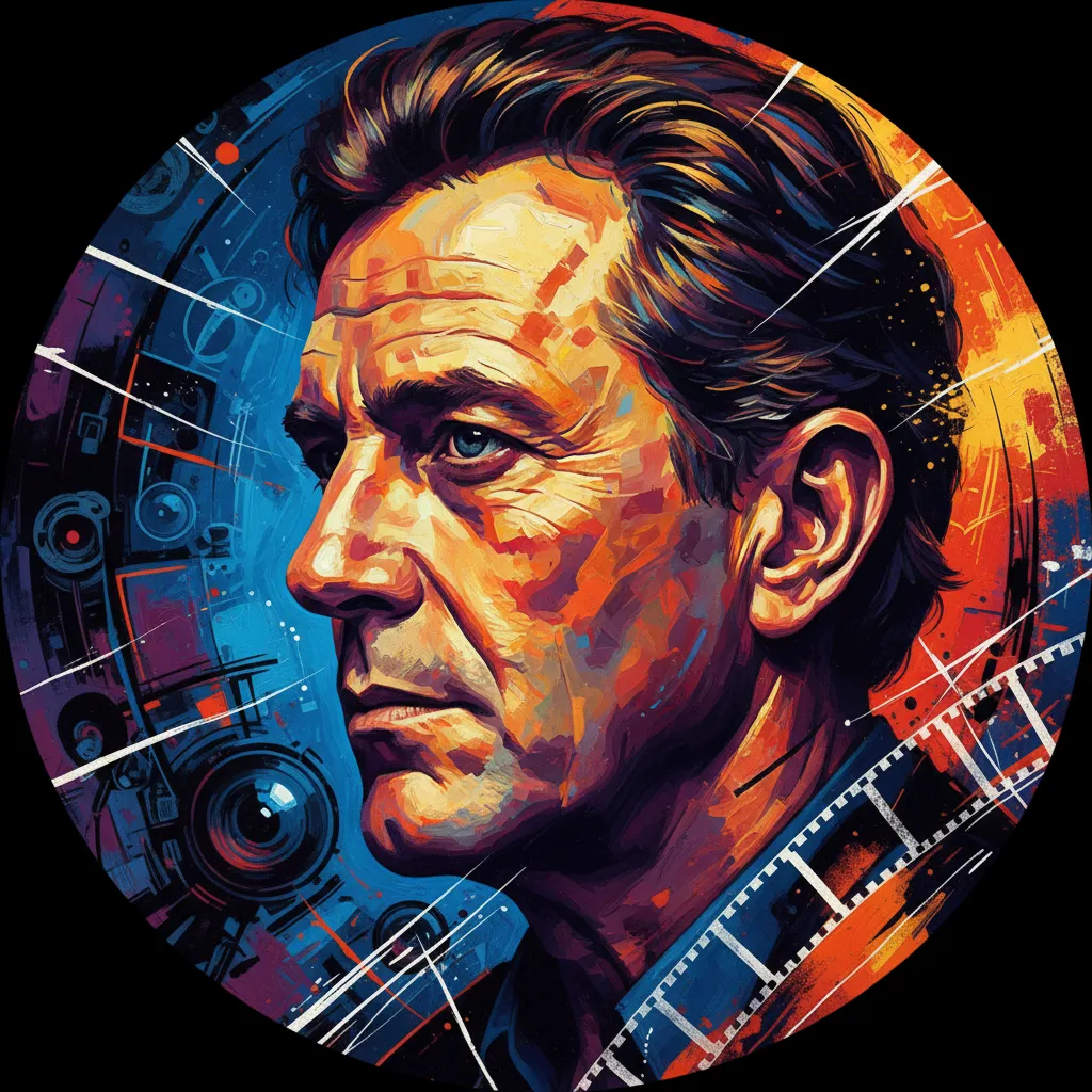 Artistic portrait of John Glen
