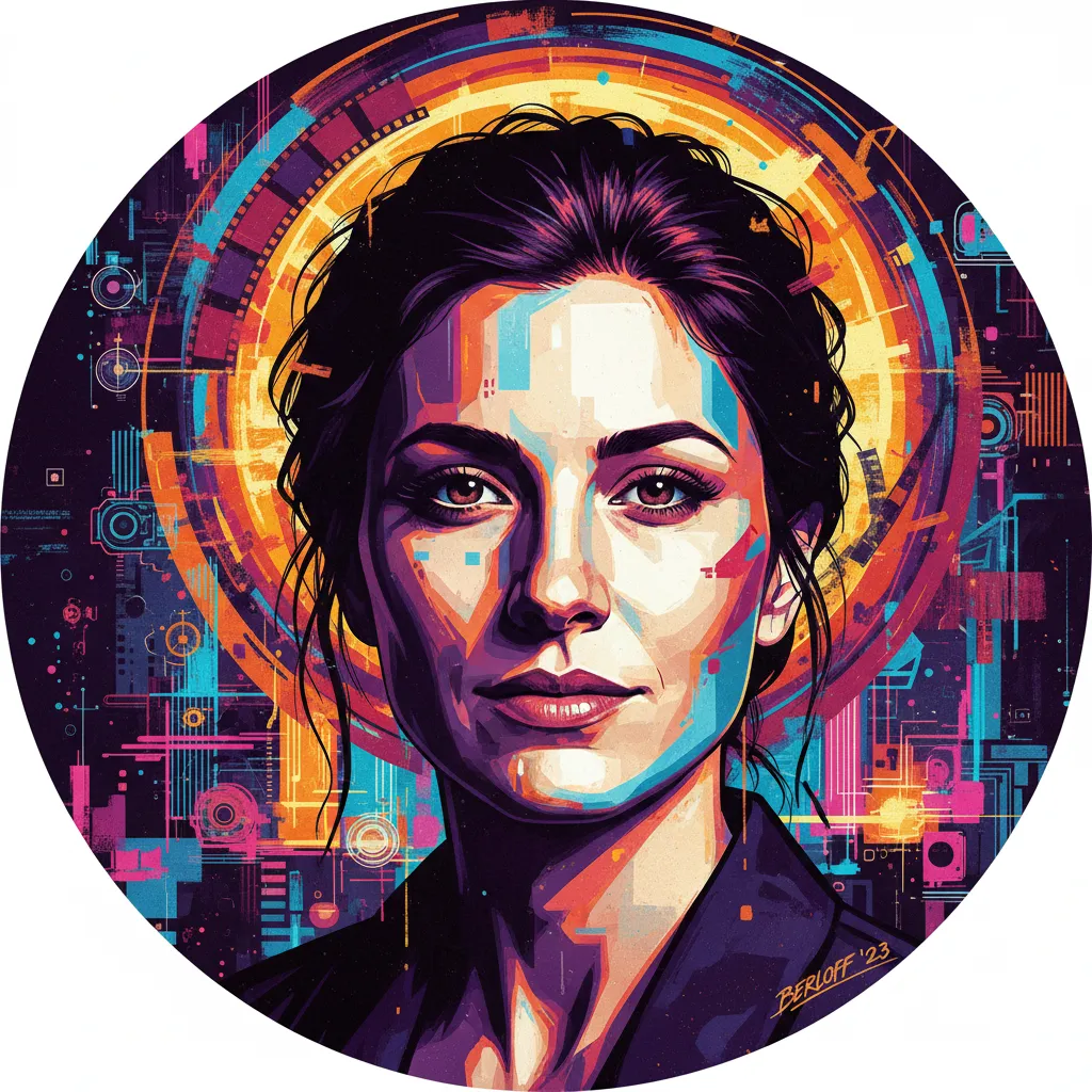 Artistic portrait of Andrea Berloff